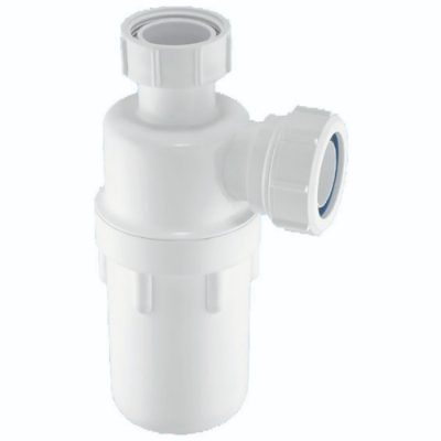 SanCeram 1 ½ inch Plastic resealing bottle trap for Wash Basins
