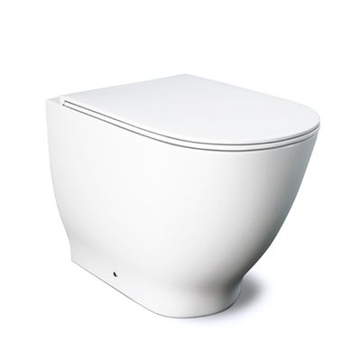 Langley Curve Back to Wall Rimless Toilet Pan - LLWC122