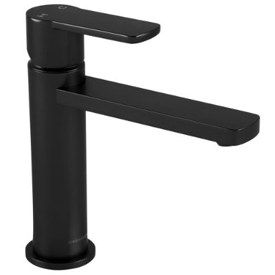 SanCeram Hartley tall basin tap – Lever Tap Black – Monobloc Mixer Tap - Commercial Sanitary ware