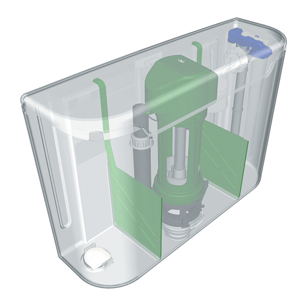 Dudley Electroflo Concealed Dual Flush Sensor Cistern, The Sanitaryware Company