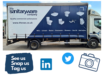 Spot our sanitaryware lorries on the road to be in with a chance of winning