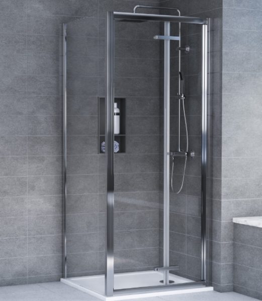 SanCeram Framed Bi-fold Shower Door 