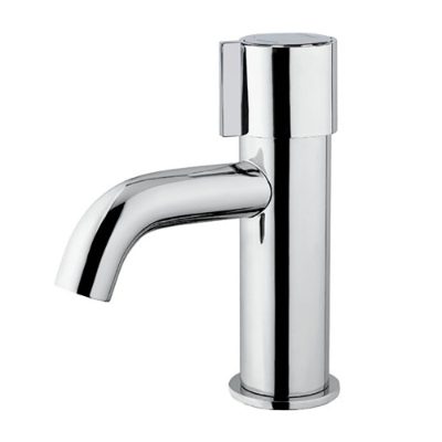 SanCeram basin mounted self closing mixer tap. DDA compliant basin tap for use in disabled toilet