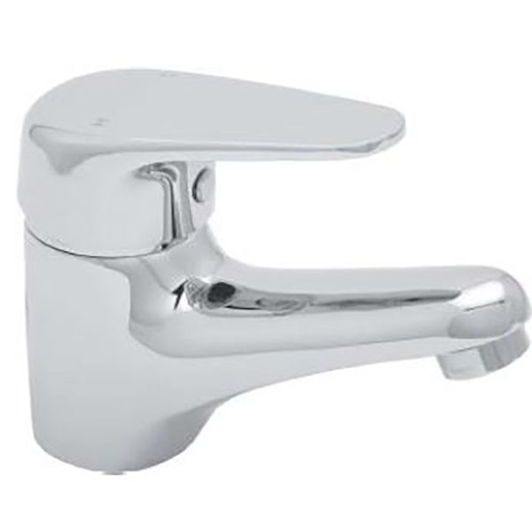 Deva Adore mini basin mixer tap – small lever tap for compact cloakroom basin or bathroom sink