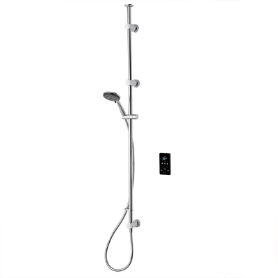 Triton ENVi® Thermostatic Electric Shower Single Outlet Ceiling Fed Kit, Silver