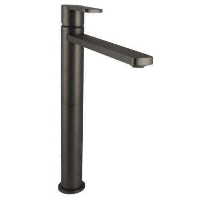 SanCeram Hartley tall basin tap – Lever Tap Black – Monobloc Mixer Tap - Commercial Sanitary ware