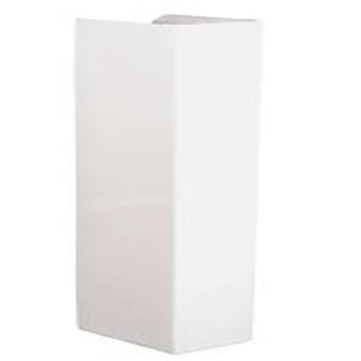 SanCeram Marden Semi basin pedestal only - for use with Marden 420mm wall mounted basins.
