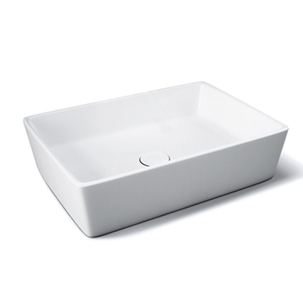 Langley Rectangular Vessel Sink – Modern Sit on Basin for Stylish Washroom Sanitary Ware