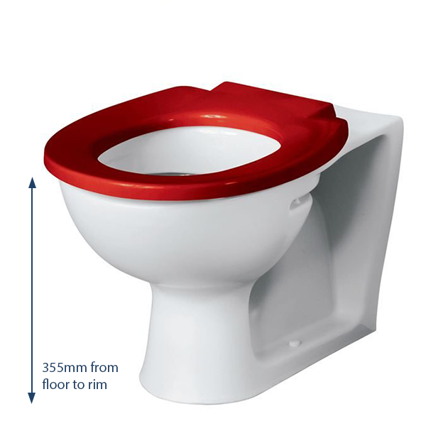 Contour 21 Schools 355 Back To Wall Toilet pan