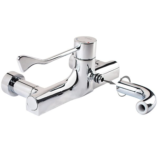 SanCeram HBN thermostatic lever tap with removable spout