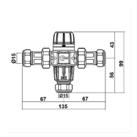 TMV THERMOSTATIC MIXING VALVE 15MM