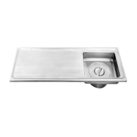 Plaster Sink - Left Handed – Medical/Healthcare Stainless Steel – Washroom Sanitary ware