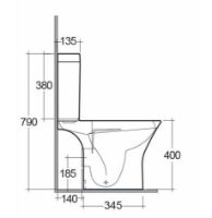 Langley Closed Coupled Toilet Pack