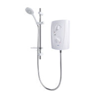 Triton T80 Pro Fit Electric Shower with Pro-Fit shower riser rail and anti-twist hose