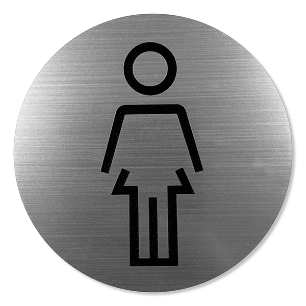 Female WC Pictogram Door Sign