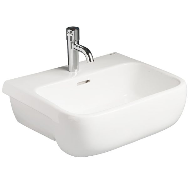 SanCeram Marden 520 semi recessed sink – vanity basin with two tap holes