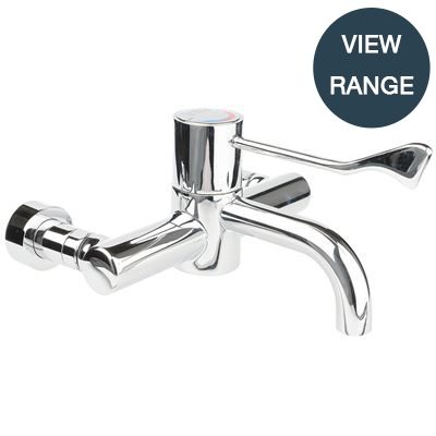 SanCeram and Armitage Shanks healthcare taps - thermostatic lever taps & wall mounted sensor taps