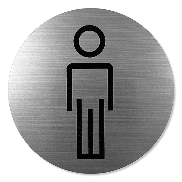 Male WC Pictogram Door Sign