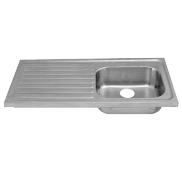 Stainless Steel Hospital Sink with Left Hand Drainer