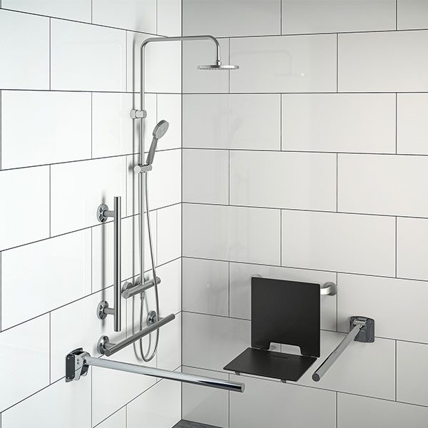 SanCeram Ensuite Shower Pack – Luxury accessible shower room with grab rails