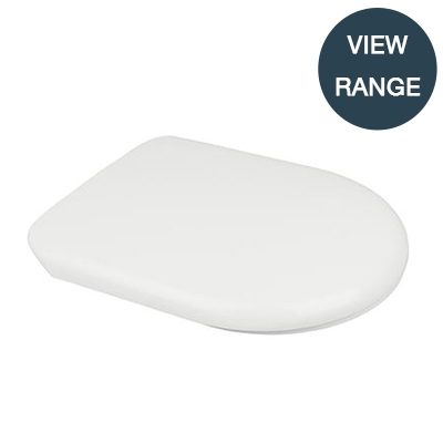 SanCeram Chartham standard white toilet seat & cover