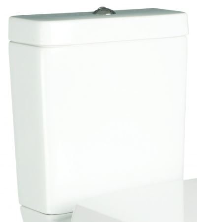 SanCeram Langley exposed ceramic toilet cistern for use with close coupled Langley WC pan