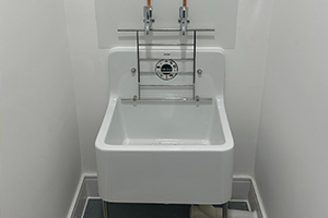 SanCeram Cleaners Sink installed at the Northern Lighthouse Board 
