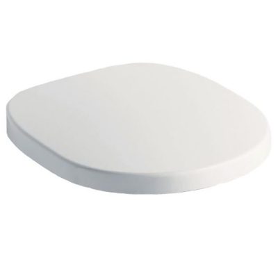 Ideal Standard white soft close toilet seat for use with Concept toilets