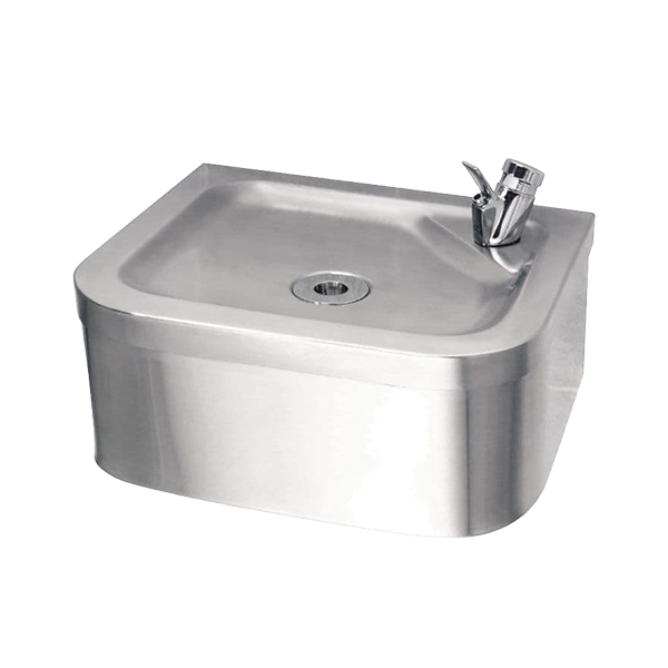 KWC DVS Stainless steel wall mounted centinel drinking fountain with bubbler G20100N