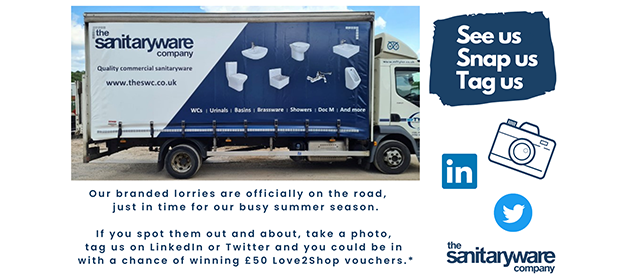 Spot our sanitaryware lorries on the road