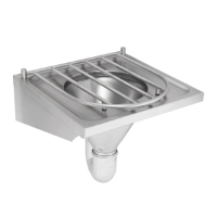 Disposal Unit DU – Sluice Sink with Slop Hopper – Hospital/Medical Stainless Steel Sanitaryware