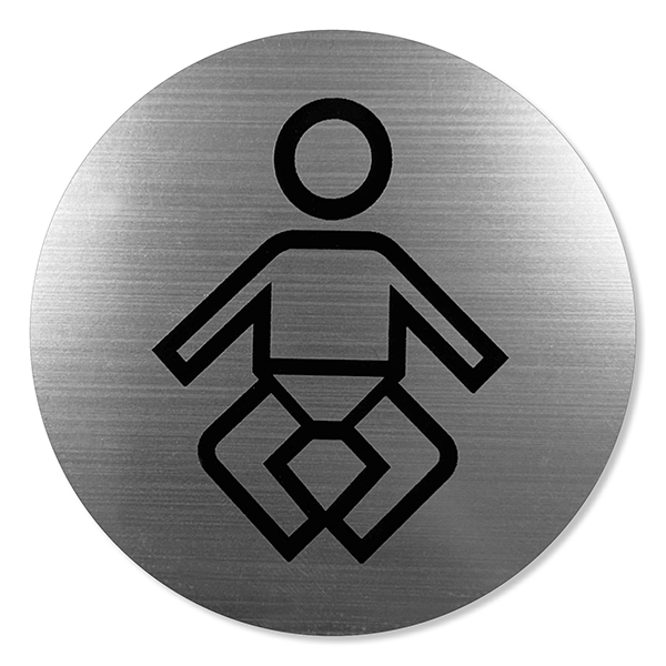 Baby Change WC Pictogram Door Sign