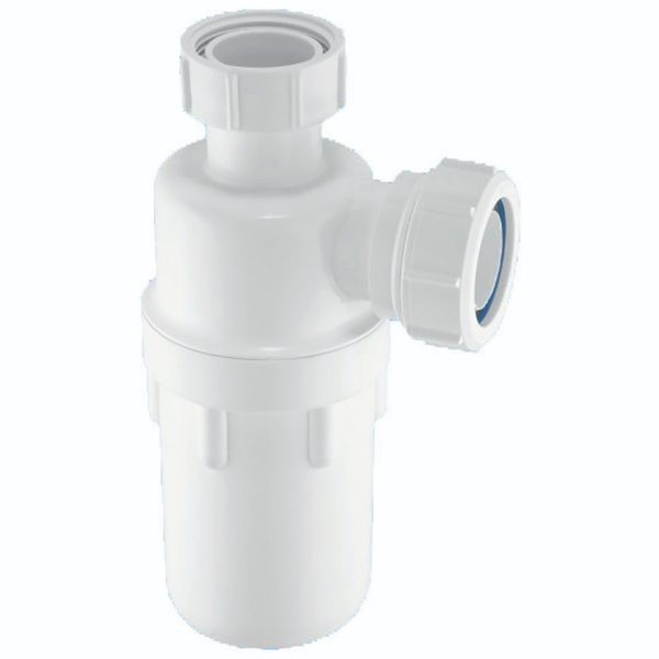 1 ¼ inch Plastic Resealing Bottle Trap for use with Wash Basins