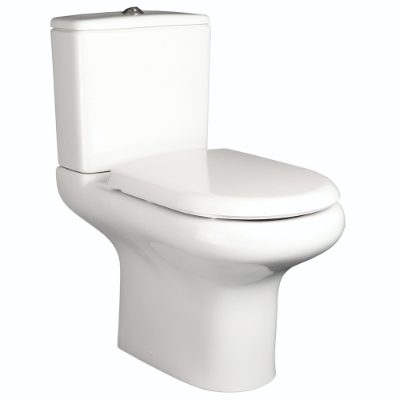 Chartham Close Coupled Toilet Pack - CHWC108 with cistern, soft close seat and cover