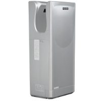 Silver hands in high speed hand dryer – Automatic, Quiet - Commercial Washrooms