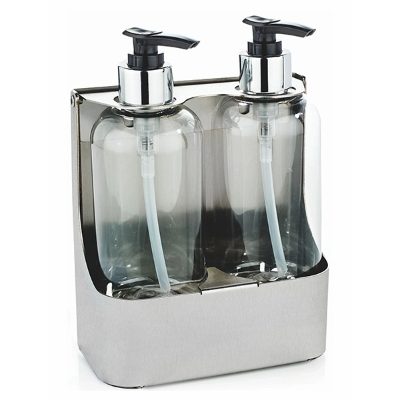 Stainless Steel Double Bottle Holder - PL04MBS